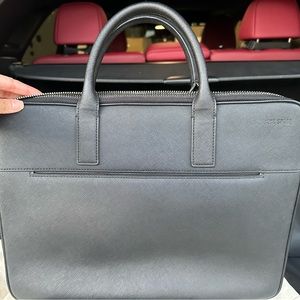 Jack Spade briefcase - 15.8in W x 11.8in H x 1.25in D